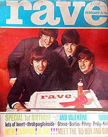 Rave magazine cover 1965 February