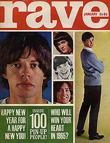 Rave magazine cover 1965 January