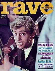 Rave magazine cover 1965 March