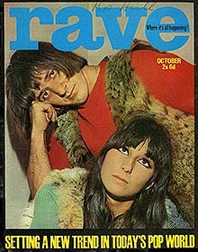 Rave magazine cover 1965 October