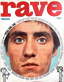 Rave magazine cover 1966 February