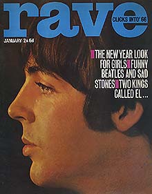 Rave magazine cover 1966 January