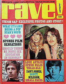 Rave magazine cover 1968 August