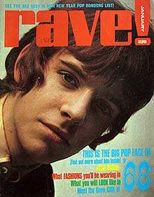 Rave magazine cover 1968 January