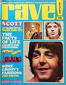 Rave magazine cover 1968 September