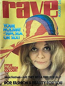 Rave magazine cover 1970 August