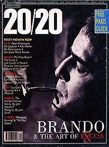 Time Out monthly spin-off: 20/20 first cover, April 1989