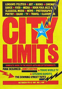 City Limits first cover 1981. 