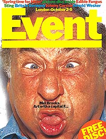 Branson takes on Elliott: Mel Brooks on the first issue of Event, 2 October 1981