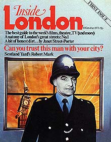 Inside London launch cover 1973